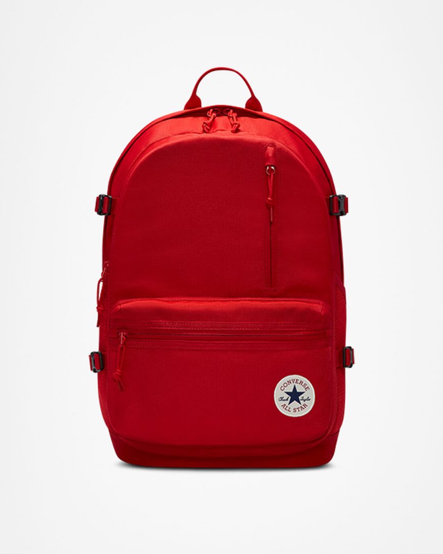 Mochilas Converse Em Linha Reta Edge Masculino Vermelhas | PT B009471